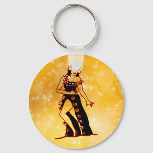 Flamenco dancer keychain