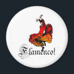 Flamenco Dancer Magnet<br><div class="desc">Colourful Spanish Flamenco Dancer with the word Flamenco underneath</div>