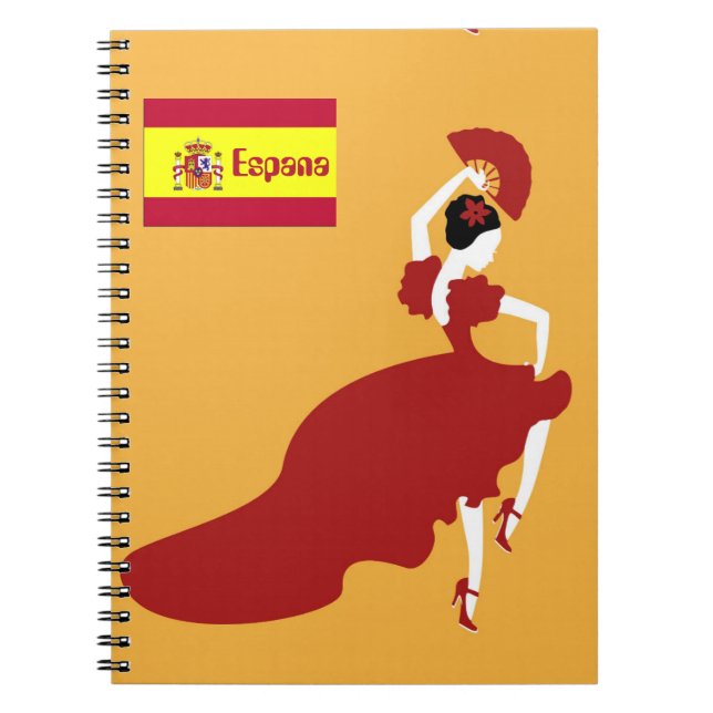Flamenco Dancer Notebook (Front)