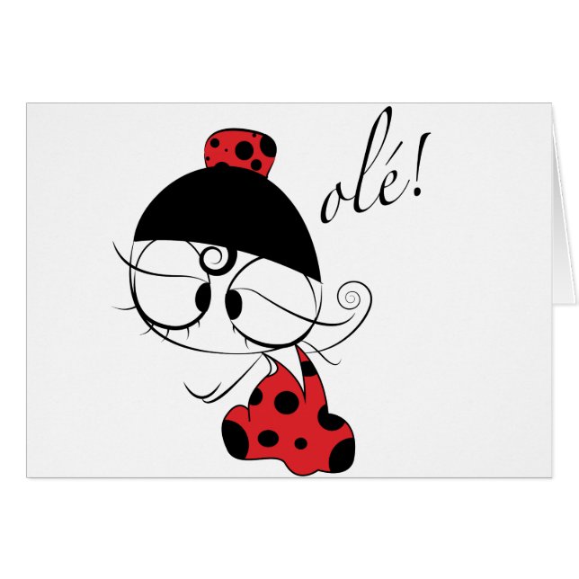 Flamenco dancer ole! (Front Horizontal)