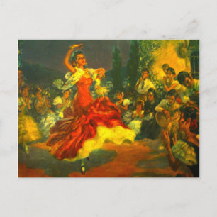 Flamenco Dancer Postcard