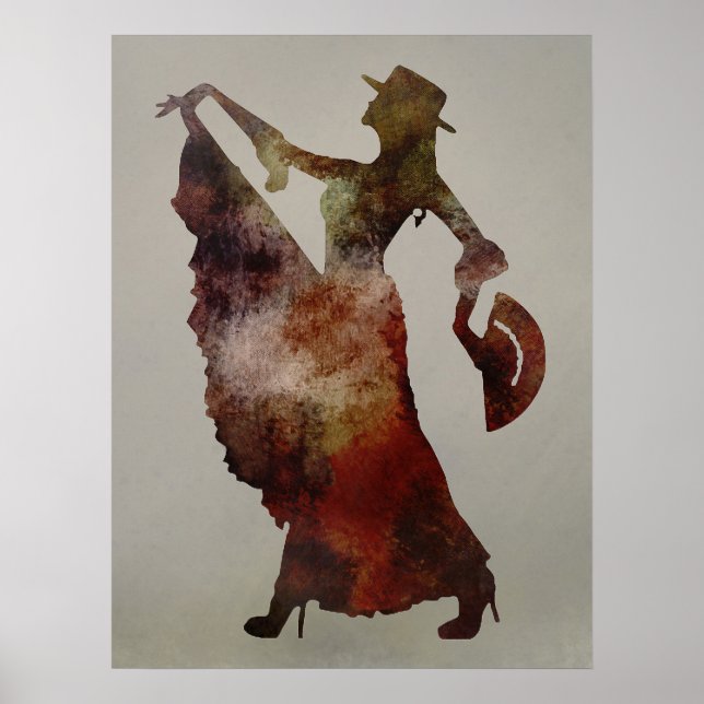 Flamenco Dancer Poster (Front)