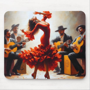 Flamenco Dancer Spanish Music Band  Mouse Pad