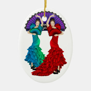Flamenco Dancer - SRF Ceramic Ornament