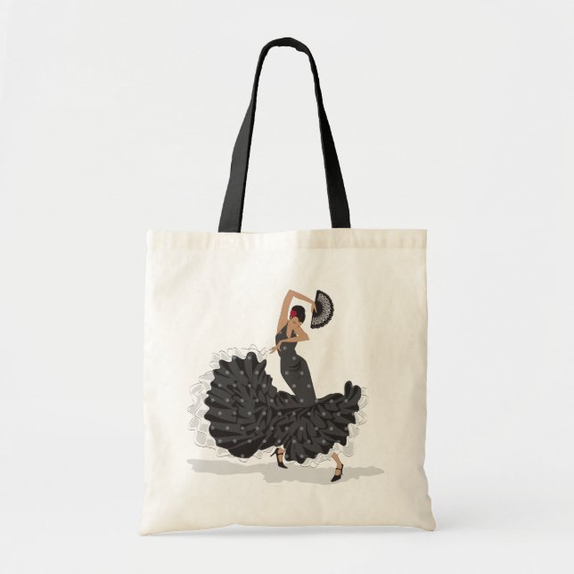 Flamenco Dancer Tote Bag (Front)