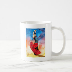 FLAMENCO DANCER watercolour Coffee Mug