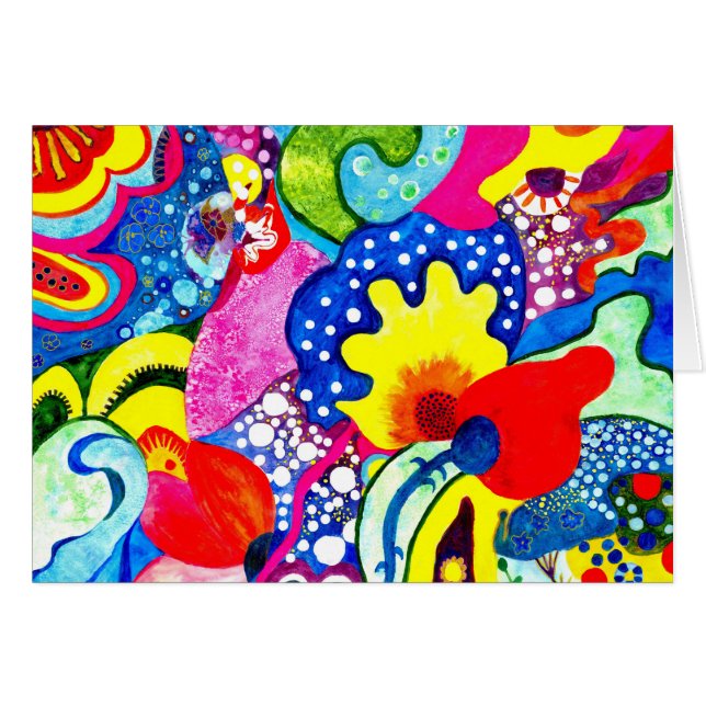 Flamenco Flowers. (Front Horizontal)