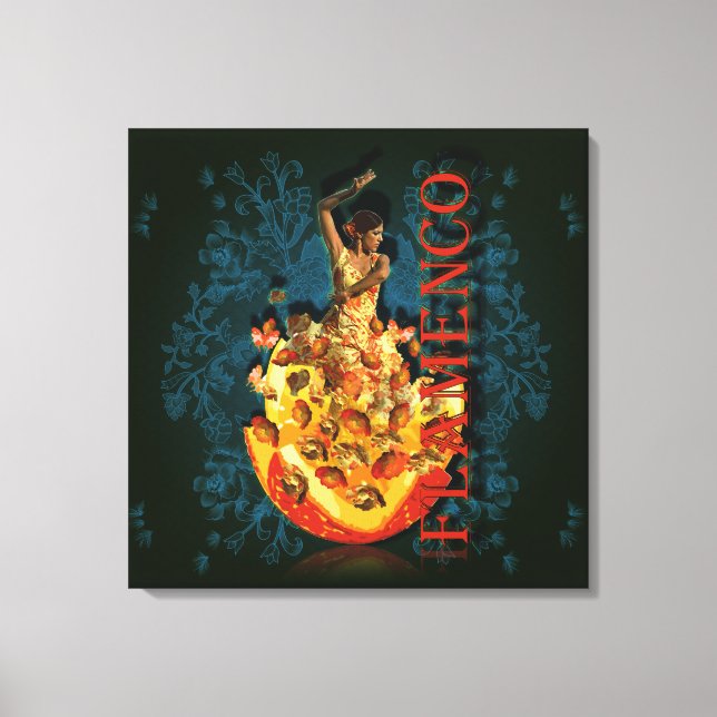 Flamenco II - Wrapped Canvas (Front)