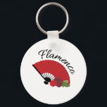 Flamenco Keychain<br><div class="desc">Celebrate Spanish culture with Flamenco fan.</div>
