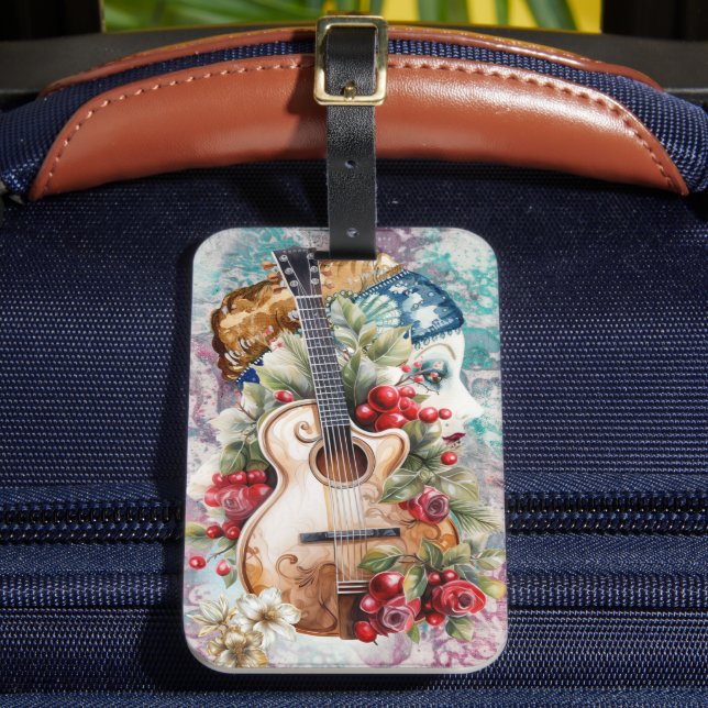 Flamenco Mood Luggage Tag (Front Insitu 2)