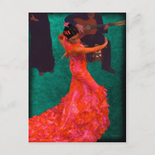Flamenco Postcard