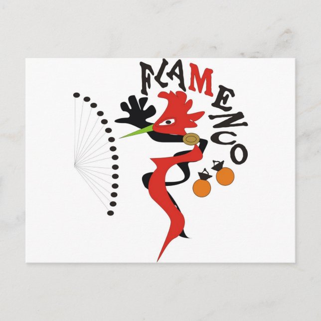 Flamenco Postcard (Front)