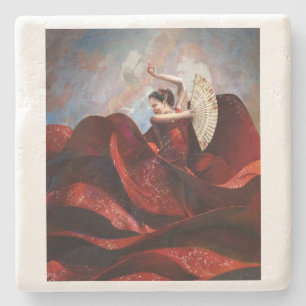 "Flamenco" Stone Coaster