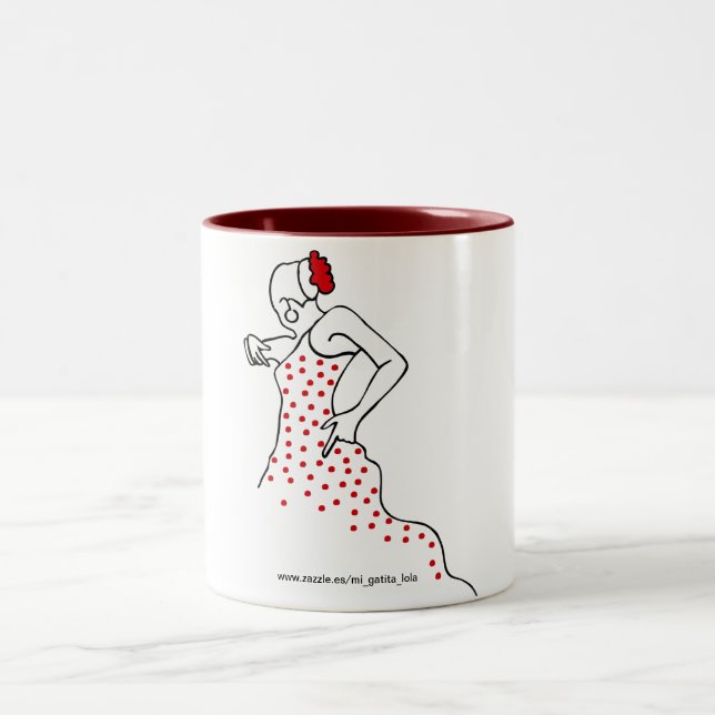 Flamenco Two-Tone Coffee Mug (Center)