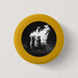 flames 1 inch round button