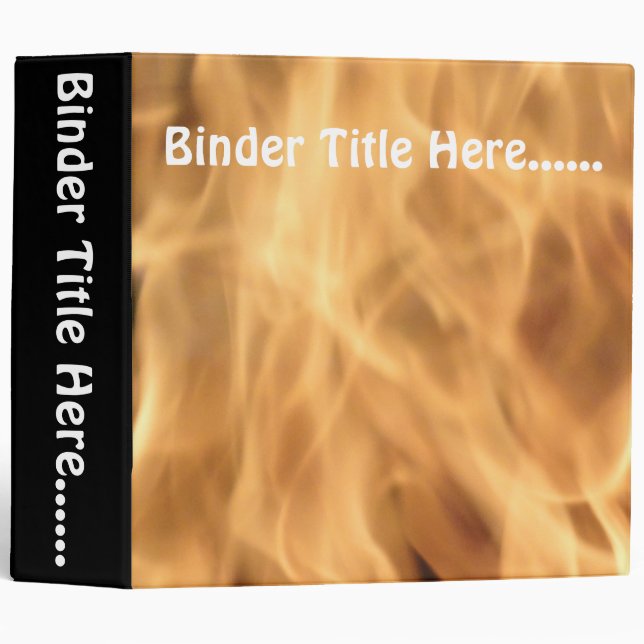 Flames 2" binder (Front/Spine)