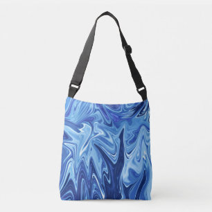 Flames Abstract Painting   Best abstract wall art Crossbody Bag