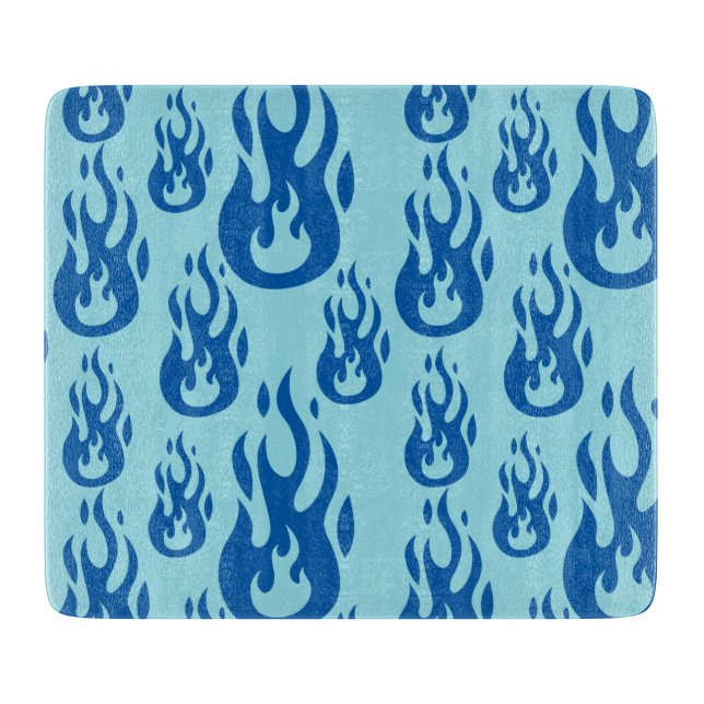 Flames Aesthetic EGirl Fire Combustion Y2K Cutting Board (Front)