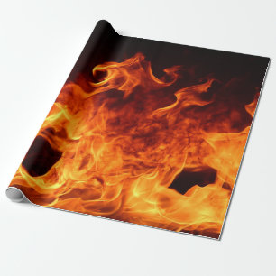 Flames and Fire Wrapping Paper