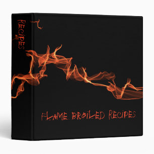 Flames Custom Recipe Binder