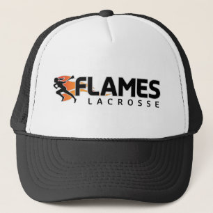 Flames Lacrosse Trucker Trucker Hat