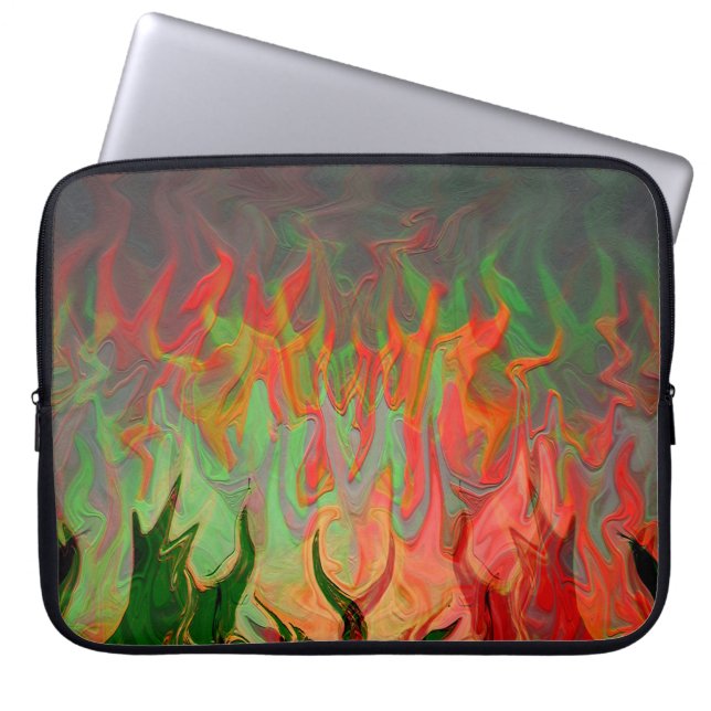 Flames..... Laptop Sleeve (Front)