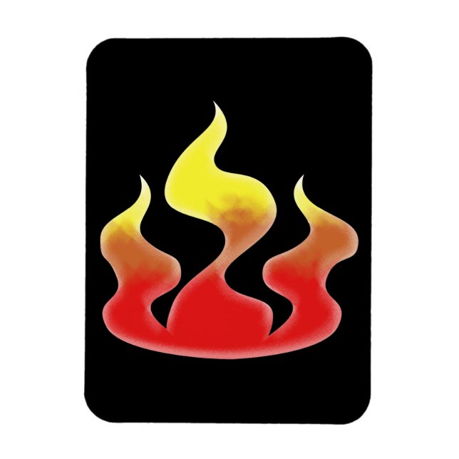 Flames Magnet (Vertical)