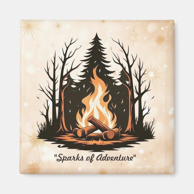 "Flames of Adventure" Magnet (Front)