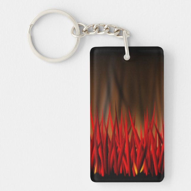 FLAMES OF FIRE KEYCHAIN (Front)