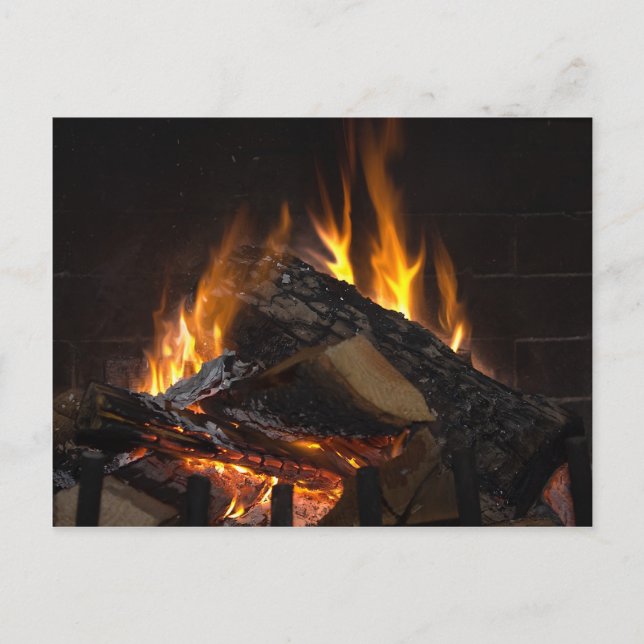 Flames of Fire Postcard (Front)
