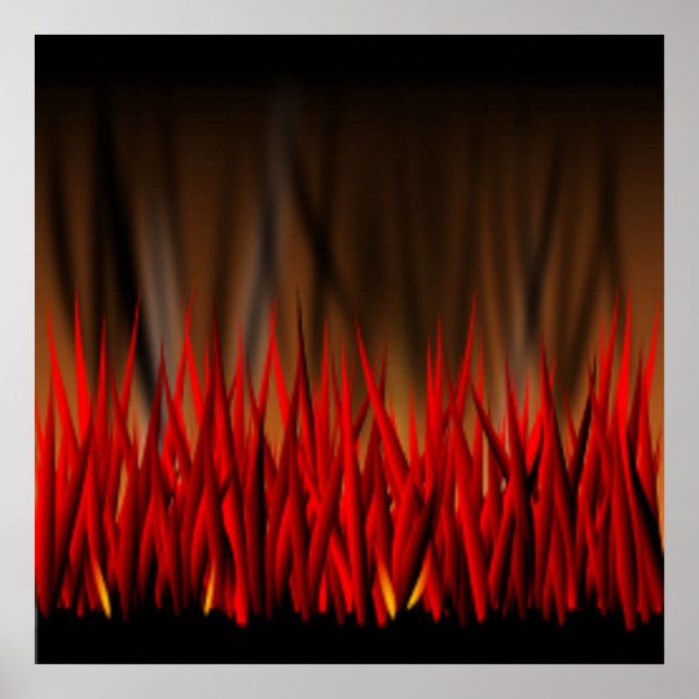 FLAMES OF FIRE POSTER (Front)