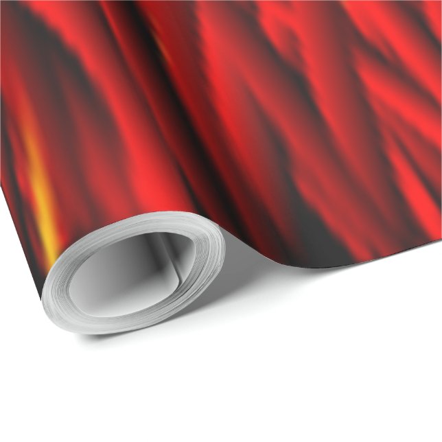 FLAMES OF FIRE WRAPPING PAPER (Roll Corner)