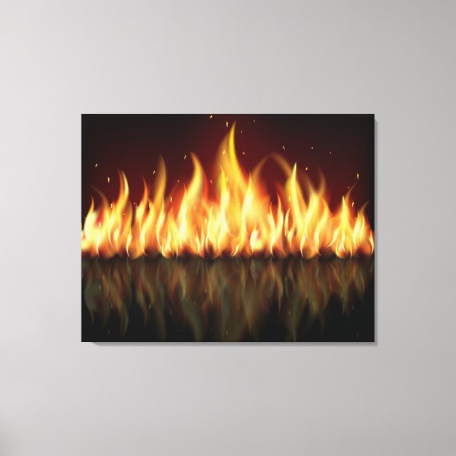 FLAMES on Canvas Series (Front)