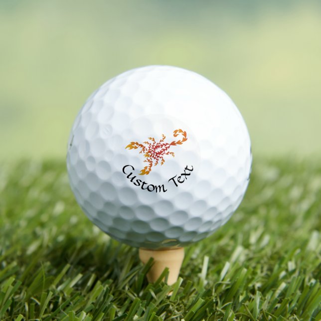 Flames Scorpion Golf Balls (Insitu Tee)