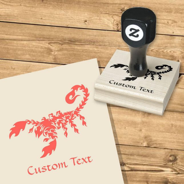 Flames Scorpion Rubber Stamp (Creator Uploaded)