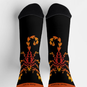 Flames Scorpion Socks