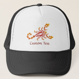 Flames Scorpion Trucker Hat
