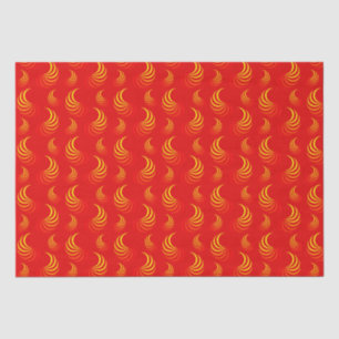 flames silk paper