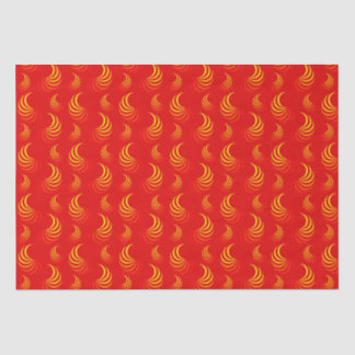 flames silk paper