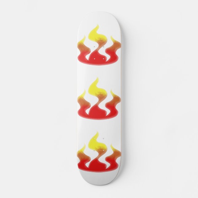 Flames Skateboard (Front)