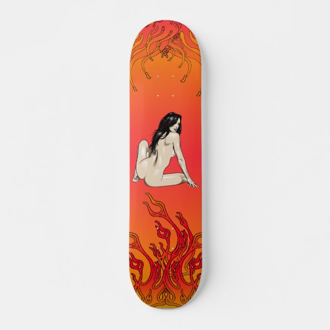 Flames skateboard (Front)