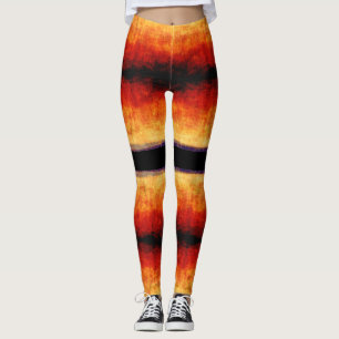 Flamin' Burnout Leggings