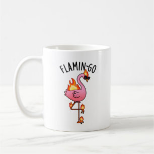 Flamin-go Funny Flamingo Pun  Coffee Mug