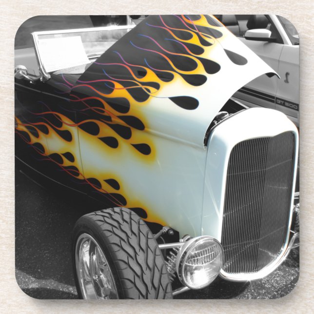 Flamin' Hot Rod Coaster (Front)