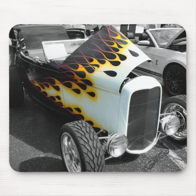 Flamin' Hot Rod Mouse Pad (Front)