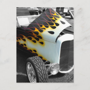 Flamin' Hot Rod Postcard