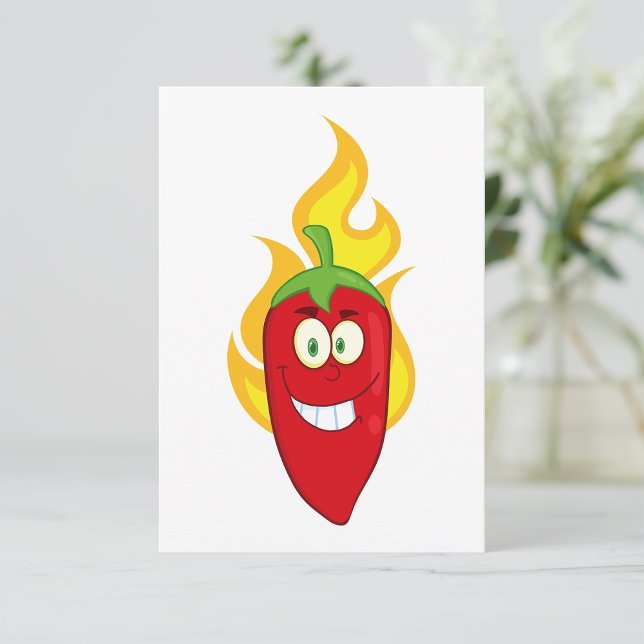 Flaming Chili Pepper Invitations (Creator Uploaded)