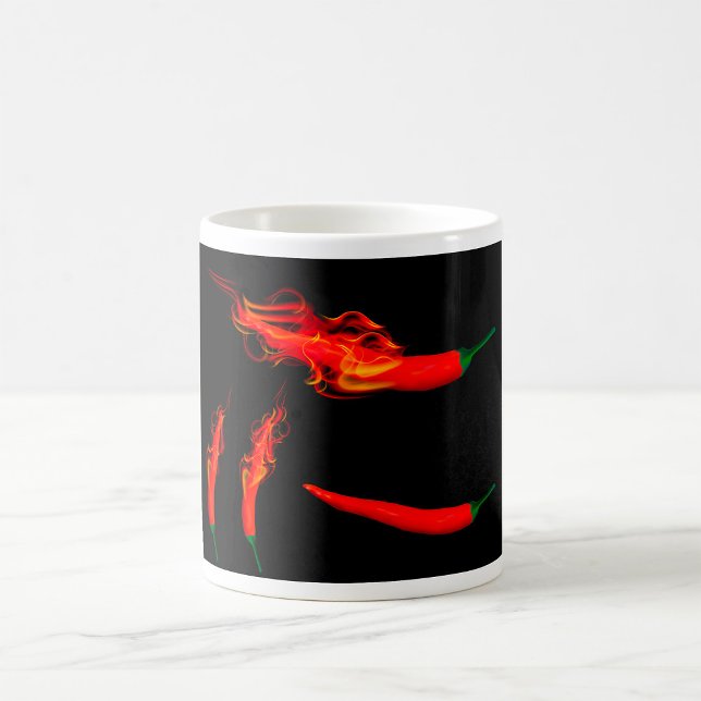 Flaming Chili Peppers Coffee Mug (Creator Uploaded)