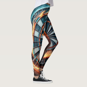 Flaming Dart Arena Ignite the passion of the Darts Leggings