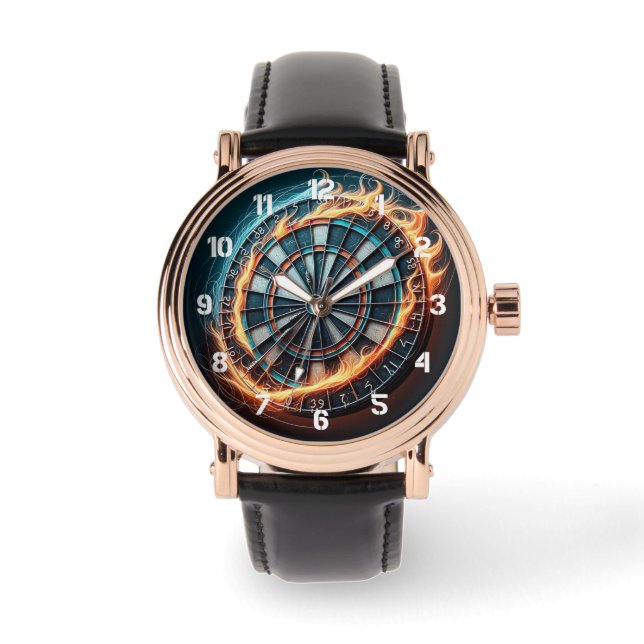 Flaming Dart Arena Ignite the passion of the Darts Watch (Front)